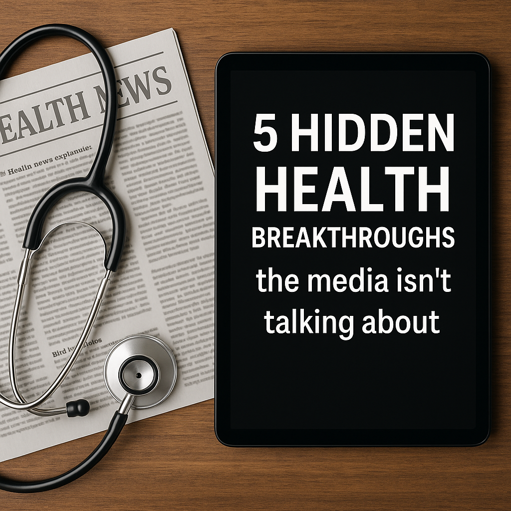 5 Hidden Health Breakthroughs the Media Isn’t Talking About (But You Should Be)